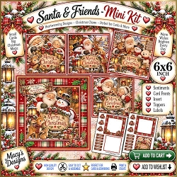 Santa Friends - Mini Kit 6x6