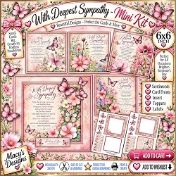 With Deepest Sympathy - Mini Kit 6x6