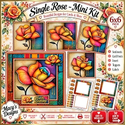 cup1468118_124264 - Single Rose - Mini Kit 6x6