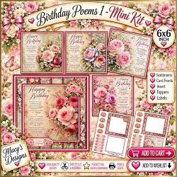cup1468259_124264 - Birthday Poems 1 - Mini Kit 6x6