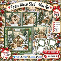 cup1468445_124264 - Festive Winter Shed - Mini Kit 6x6