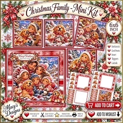 Christmas Family - Mini Kit 6x6