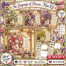 The Language of Flowers - Mini Kit 6x6