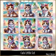 Cute Little Cat - Illustrations for Cards