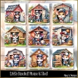 Little Baseball Mouse & Shed - Illustrations for Cards