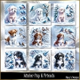 Winter Pup and Friends - Illustrations for Cards, Mini kits & Designers