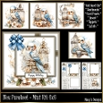 Bleu Parakeet - Mini Kit 6x6