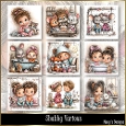 Shabby Various - Illustrations for Cards, Mini kits & Designers