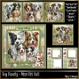 Dog Family - Mini Kit 6x6