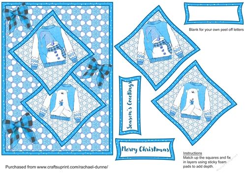 Light Blue Christmas Jumpers