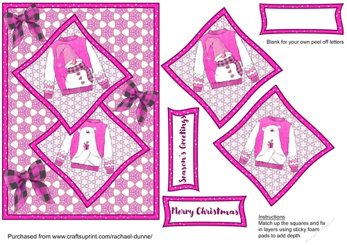 Pink Christmas Jumpers