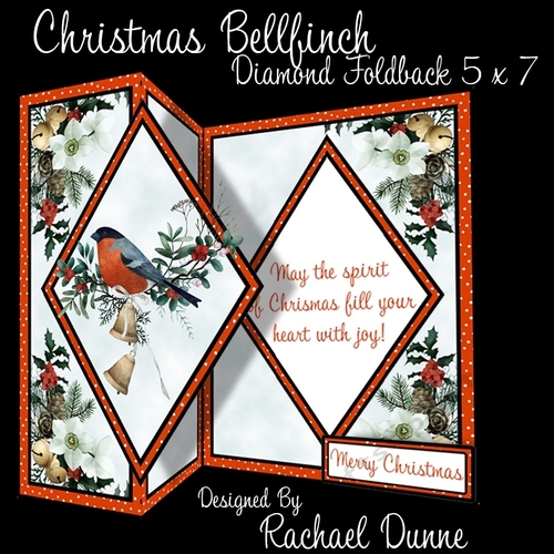 Christmas BellFinch DFB 5 x 7