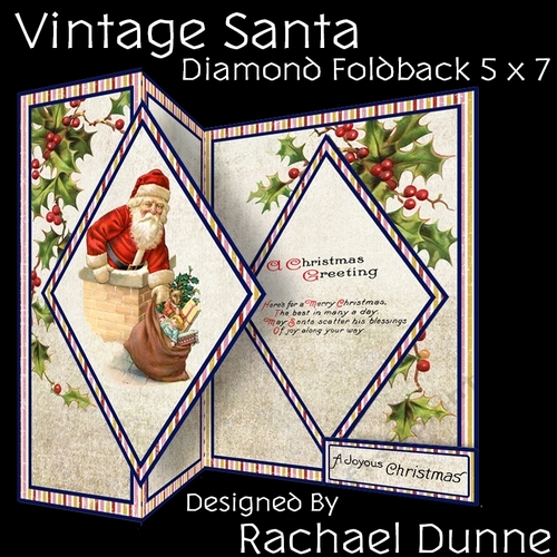 Vintage Santa DFB 5 x 7