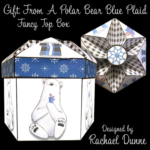 Gift From A Polar Bear Blue Plaid FTB