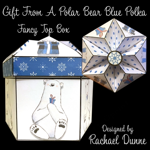Gift From A Polar Bear Blue Polka FTB