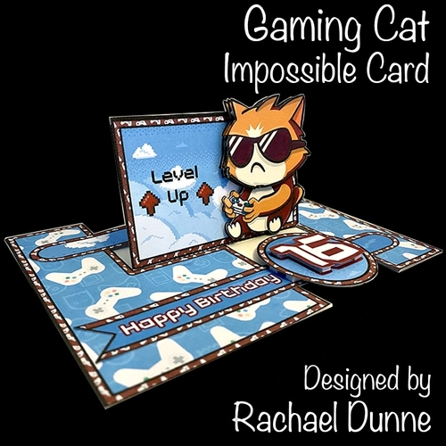 Gamer Cat Impossible Card