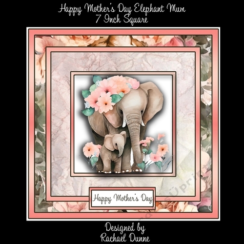 Happy Mothers Day Elephant Mum