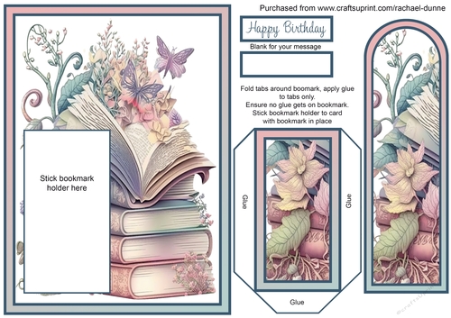 Birthday Fairy Bookmark Card