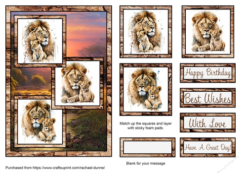 Birthday Lions