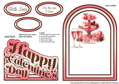 Valentine Afternoon Tea Cutaway Arch
