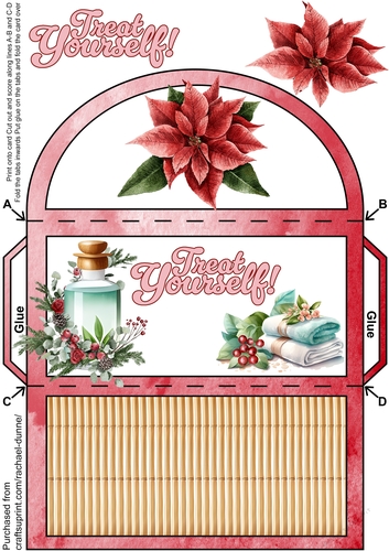 Treat Yourself Christmas Spa Money Wallet