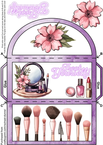 Treat Yourself Cosmetics Money Wallet