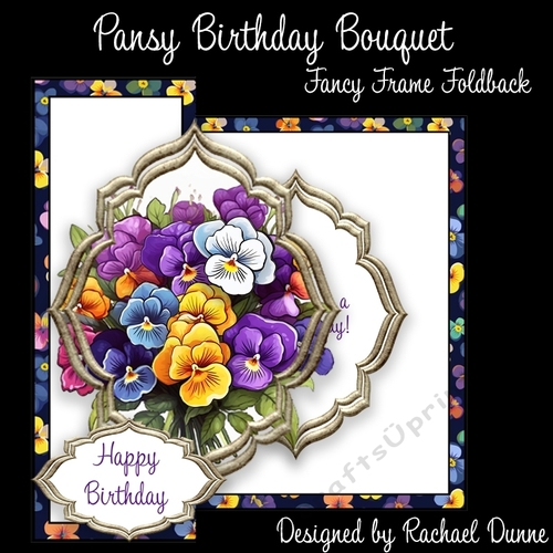 Pretty Pansy Birthday Bouquet
