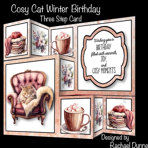 Cosy Cat Winter Birthday