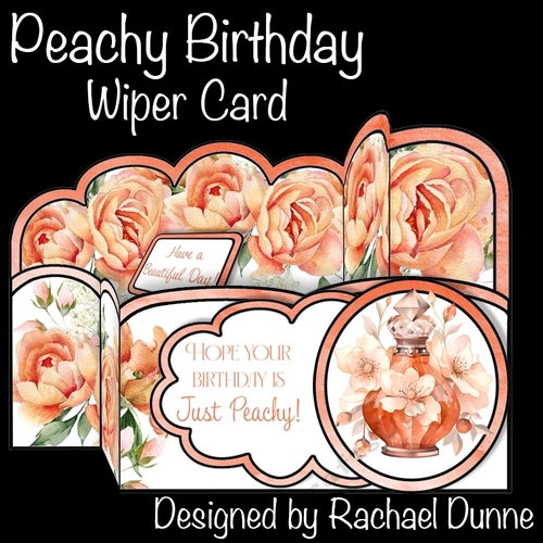 Peachy Birthday Wiper Card