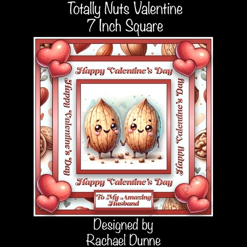 Totally Nuts Valentine 7 Inch Square