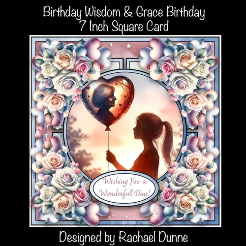 Birthday Wisdom & Grace 7 Inch Square