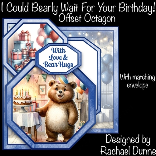 I Could Bearly Wait Offset Octagon