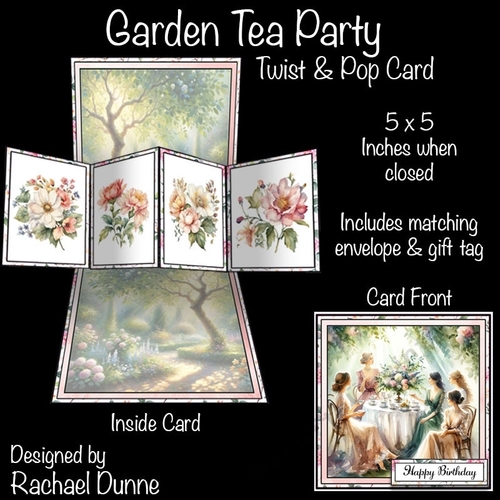 Garden Tea Party Twist and Pop