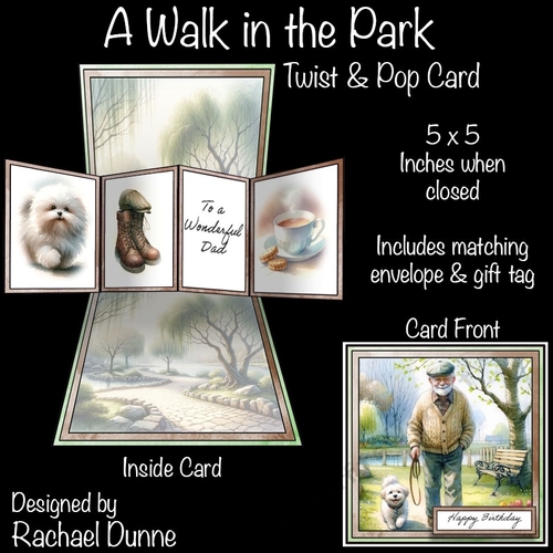 A Walk in the Park Twist and Pop Card