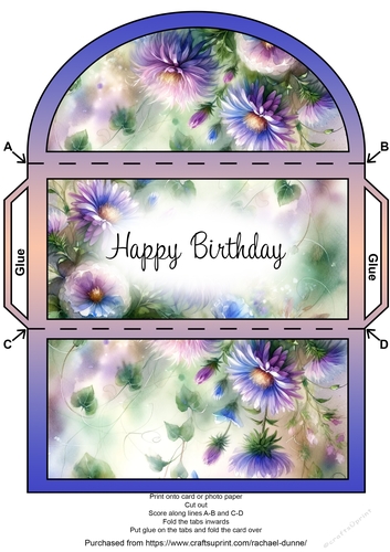 September Birth Flower Money Wallet