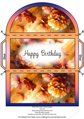 October Birth Flower Money Wallet
