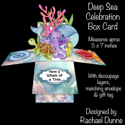 Deep Sea Celebration Box Card