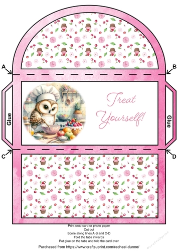 Owl Bakes a Birthday Cake Money Wallet