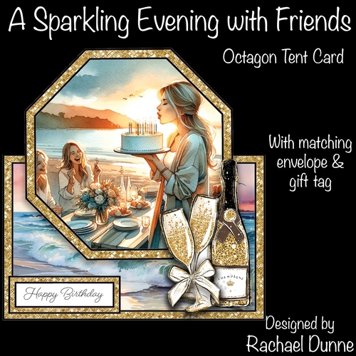A Sparkling Evening on the Beach Octagon Tent