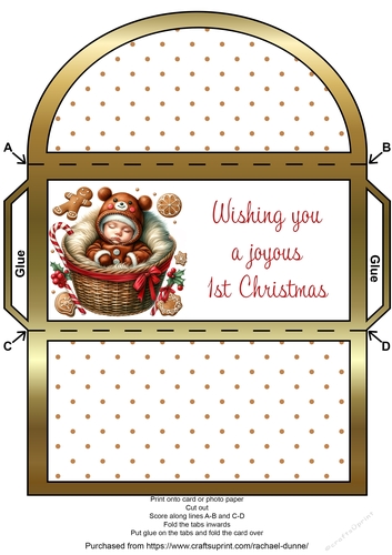 Gingerbread Babe Money Wallet