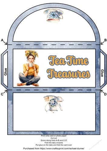 Tea Time Treasures Money Wallet