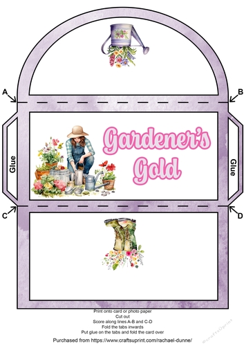 Gardeners Gold Money Wallet