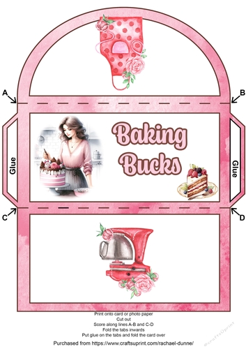 Baking Bucks Money Wallet