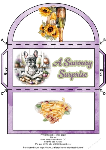 A Savoury Surprise Money Wallet