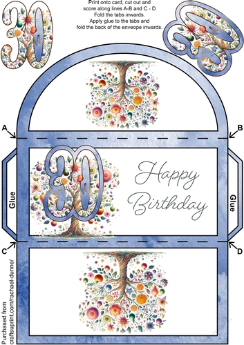 30th Birthday Tree of Life Money Wallet