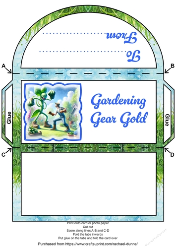 Gardening Gear Gold Money Wallet