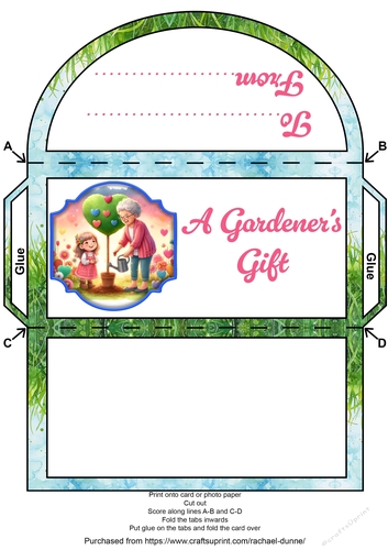Gardening with Grandma Money Wallet