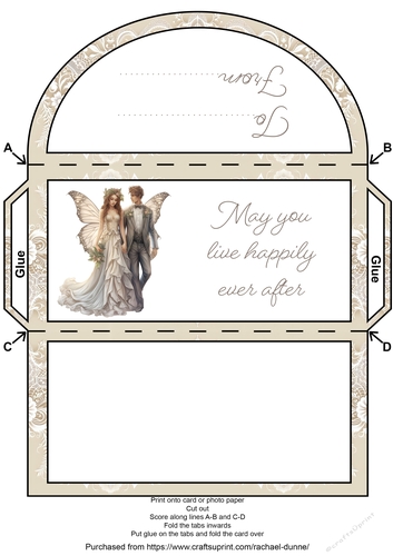 Fairy Wedding Money Wallet
