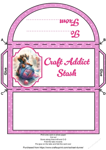 Crafty Dachshund Money Wallet