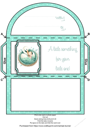 Nesting Stork Money Wallet